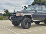 MCC FALCON STAINLESS LOOP BULLBAR WITH FOG LIGHTS FOR TOYOTA LANDCRUISER 07-20