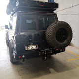 MCC REAR WHEEL CARRIER BAR WITH DUAL JERRY CAN HOLDERS FOR TOYOTA LAND CRUISER 84-07