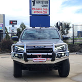 MCC FALCON ALUMINIUM A-FRAME BULLBAR WITHOUT FOG LIGHTS FOR ISUZU MUX 20-ON