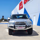 MCC FALCON STAINLESS LOOP BULLBAR WITH FOG LIGHTS FOR TOYOTA LANDCRUISER 07-15