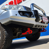 MCC FALCON STAINLESS LOOP BULLBAR WITH FOG LIGHTS FOR TOYOTA LANDCRUISER 07-15