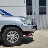 MCC FALCON STAINLESS LOOP BULLBAR WITH FOG LIGHTS FOR TOYOTA LANDCRUISER 07-15