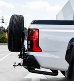 MCC REAR WHEEL CARRIER BAR WITH SINGLE JERRY CAN HOLDER FOR MITSUBISHI TRITON 24-ON
