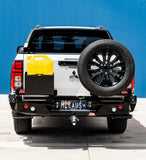 MCC REAR WHEEL CARRIER BAR WITH SINGLE JERRY CAN HOLDER FOR MITSUBISHI TRITON 24-ON