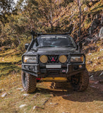 MCC FALCON STEEL A-FRAME BULLBAR WITHOUT FOG LIGHTS FOR MITSUBISHI TRITON 96-06