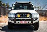 MCC PHOENIX SINGLE BLACK LOOP STEEL BULLBAR FOR MITSUBISHI PAJERO 06-21