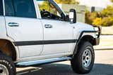 MCC CHROME INSERT SIDESTEP/RAIL KIT TO FIT 50MM BULLBAR FOR TOYOTA LANDCRUISER 98-07