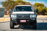 MCC FALCON A-FRAME BULLBAR WITH FOG LIGHTS FOR TOYOTA LANDCRUISER 98-07