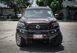 MCC FALCON BLACK LOOP BULLBAR WITH FOG LIGHTS FOR NISSAN NAVARA 21-ON
