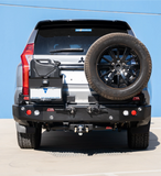 MCC REAR WHEEL CARRIER BAR WITH SINGLE JERRY CAN HOLDER FOR MITSUBISHI PAJERO SPORT 15-20