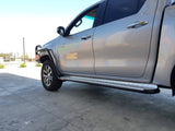 MCC CHROME INSERT SIDESTEP/RAIL KIT TO FIT 50MM BULLBAR FOR TOYOTA HILUX 15-ON
