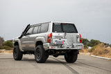 MCC REAR WHEEL CARRIER BAR WITH DUAL JERRY CAN HOLDERS FOR NISSAN PATROL 97-05