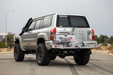 MCC REAR WHEEL CARRIER BAR WITH SINGLE JERRY CAN HOLDER FOR NISSAN PATROL 05-12