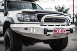 MCC ROCKER SINGLE LOOP SAND BLACK BULLBAR FOR TOYOTA LANDCRUISER 98-07