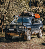 MCC FALCON STEEL A-FRAME BULLBAR WITHOUT FOG LIGHTS FOR MITSUBISHI CHALLENGER 96-06