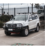 MCC FALCON A-FRAME BULLBAR WITH FOG LIGHTS FOR TOYOTA PRADO 02-09