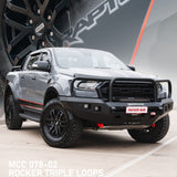 MCC ROCKER TRIPLE LOOP BULLBAR FOR FORD RANGER RAPTOR 18-22