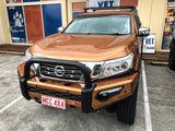 MCC PHOENIX SINGLE BLACK LOOP STEEL BULLBAR FOR NISSAN NAVARA 15-20