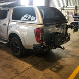 MCC REAR WHEEL CARRIER BAR WITH SINGLE JERRY CAN HOLDER FOR NISSAN NAVARA 15-20