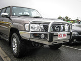 MCC FALCON ALUMINIUM TRIPLE LOOP BULLBAR WITHOUT FOG LIGHTS FOR NISSAN PATROL 97-05