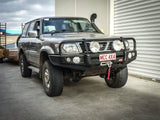 MCC FALCON A-FRAME BULLBAR WITH FOG LIGHTS FOR NISSAN PATROL 97-05
