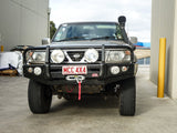 MCC FALCON A-FRAME BULLBAR WITH FOG LIGHTS FOR NISSAN PATROL 97-05