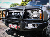 MCC FALCON A-FRAME BULLBAR WITH FOG LIGHTS FOR NISSAN PATROL 87-97