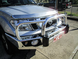MCC FALCON ALUMINIUM TRIPLE LOOP BULLBAR WITHOUT FOG LIGHTS FOR NISSAN NAVARA 04-10