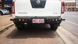 MCC JACK REAR BAR WITH CHROME STEP PLATE & LIGHT PACKAGE FOR NISSAN NAVARA 04-10