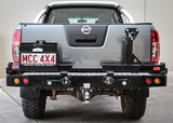 MCC REAR WHEEL CARRIER BAR WITH SINGLE JERRY CAN HOLDER FOR NISSAN NAVARA 04-10