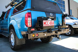 MCC REAR WHEEL CARRIER BAR WITH SINGLE JERRY CAN HOLDER FOR NISSAN NAVARA 04-10