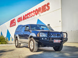 MCC FALCON A-FRAME BULLBAR WITH FOG LIGHTS FOR NISSAN NAVARA 97-15