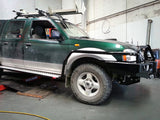 MCC CHROME INSERT SIDESTEP/RAIL KIT TO FIT 50MM BULLBAR FOR NISSAN NAVARA 97-15