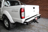 MCC JACK REAR BAR WITH CHROME STEP PLATE FOR NISSAN NAVARA 97-15