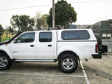 MCC REAR WHEEL CARRIER BAR WITH SINGLE JERRY CAN HOLDER FOR NISSAN NAVARA 97-15