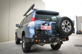 MCC REAR WHEEL CARRIER BAR WITH DUAL REAR WHEEL HOLDERS FOR TOYOTA PRADO 09-17