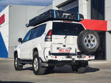 MCC REAR WHEEL CARRIER BAR WITH DUAL JERRY CAN HOLDERS FOR TOYOTA PRADO 02-09