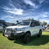 MCC PHOENIX SINGLE BLACK LOOP STEEL BULLBAR FOR TOYOTA LANDCRUISER 15-20