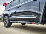 MCC CHROME INSERT SIDESTEP/RAIL KIT TO FIT 50MM BULLBAR FOR TOYOTA LANDCRUISER 15-20