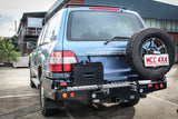 MCC REAR WHEEL CARRIER BAR WITH DUAL REAR WHEEL HOLDERS FOR TOYOTA LAND CRUISER 98-07
