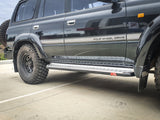 MCC CHROME PLATE SIDE RAIL & SWIVAL KIT FOR TOYOTA LANDCRUISER 90-98