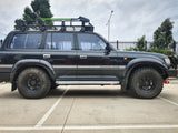 MCC CHROME PLATE SIDE RAIL & SWIVAL KIT FOR TOYOTA LANDCRUISER 90-98