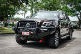 MCC PHOENIX SINGLE BLACK LOOP STEEL BULLBAR FOR NISSAN NAVARA 21-ON