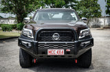 MCC PHOENIX SINGLE BLACK LOOP STEEL BULLBAR FOR NISSAN NAVARA 21-ON