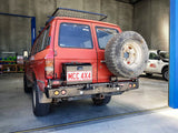 MCC REAR WHEEL CARRIER BAR WITH SINGLE JERRY CAN HOLDER FOR TOYOTA LAND CRUISER 80-90