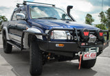 MCC BLACK SIDESTEP/RAIL KIT TO FIT 50MM BULLBAR FOR TOYOTA HILUX 97-04