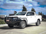 MCC BLACK SIDESTEP/RAIL KIT TO FIT 50MM BULLBAR FOR TOYOTA HILUX 15-ON