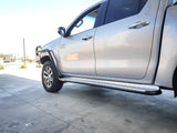 MCC CHROME INSERT SIDESTEP/RAIL KIT TO FIT 50MM BULLBAR FOR TOYOTA HILUX 15-ON