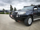 MCC FALCON BLACK LOOP BULLBAR WITH FOG LIGHTS FOR TOYOTA HILUX 12-15
