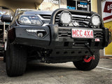 MCC PHOENIX SINGLE BLACK LOOP STEEL BULLBAR FOR HOLDEN COLORADO 7 12-16